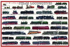 Steam Locomotive Poster